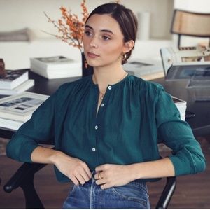 Emerald green Mille “Florian top”